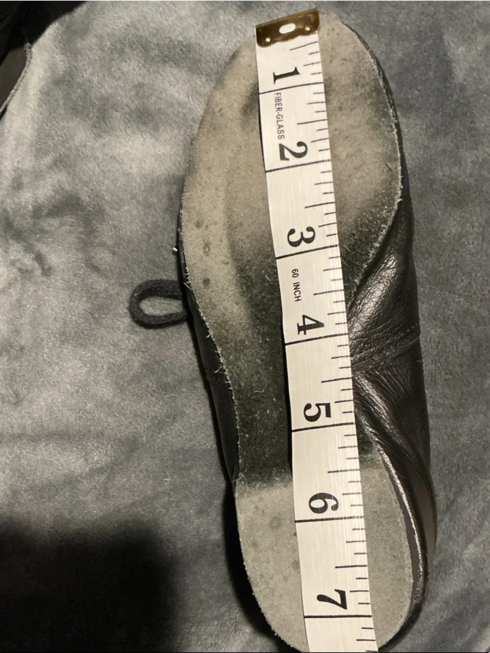 Capezio Black Leather Lace-Up Jazz Shoes